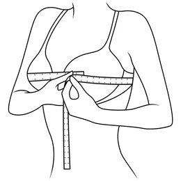 How to measure bust size
